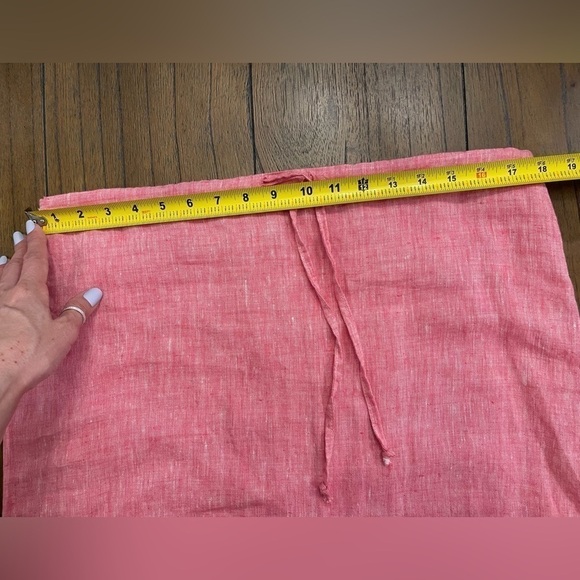 Two piece Liz & Jane Linen Pink Sleeveless Blouse & Maxi Skirt, Size Medium NWT - Picture 12 of 15